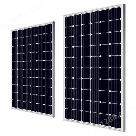 光伏面板厂家恒大批发光伏板380W单晶硅地面电站使用 接受订制家用太阳能发电系统