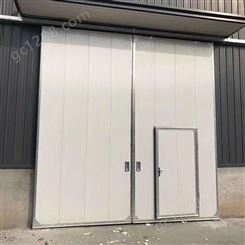 工业推拉平移门 厂房车间仓库消防用大门夹芯板钢制门