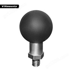 VINmounts®带1/4”20x0.3”螺栓工业球头底座适配1”球头“B”尺寸